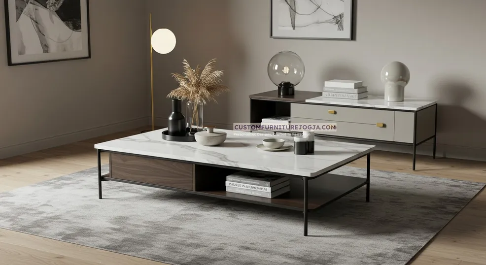 Jasa Pembuatan Meja Tamu Jogja